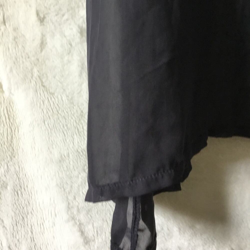Marseille Gray Sheer Asymmetrical Hem Tunic - Picture 7 of 16